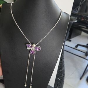 Paparazi Floral Values Purple Necklace NWT
